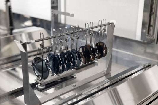 Types de verres de lunettes bien rangés