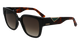 L6044S Sunglasses Lacoste 54 Noir avec branches écaille – 001 Brun dégradé