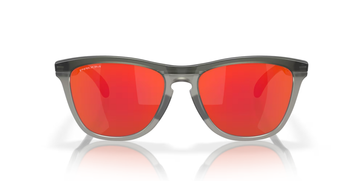 0OO9284 Sunglasses Oakley 55 Gris Rouge