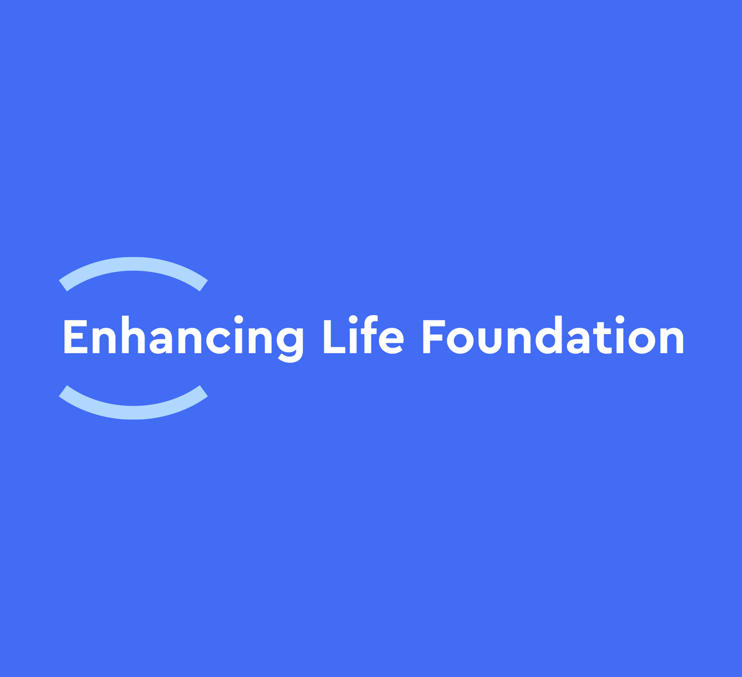 Un graphique avec la légende ; Enhancing Life Foundation - une initiative communautaire de Fyidoctor et Visique