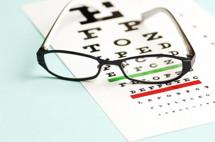Eye exam materials
