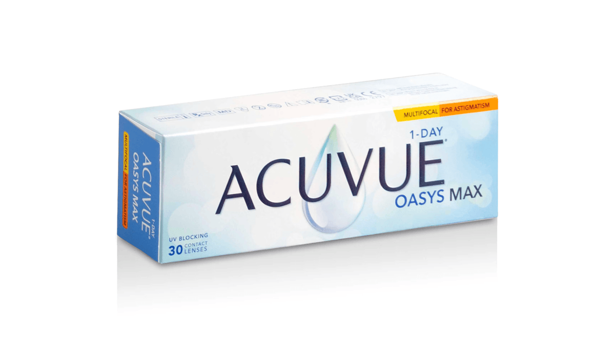 Acuvue Oasys Max 1 Day Multifocal Astigmatisme 30P Contact Lenses Johnson & Johnson