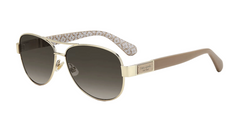 DALIA 3/G/S Sunglasses Kate Spade 58 Or BEIGE Brun