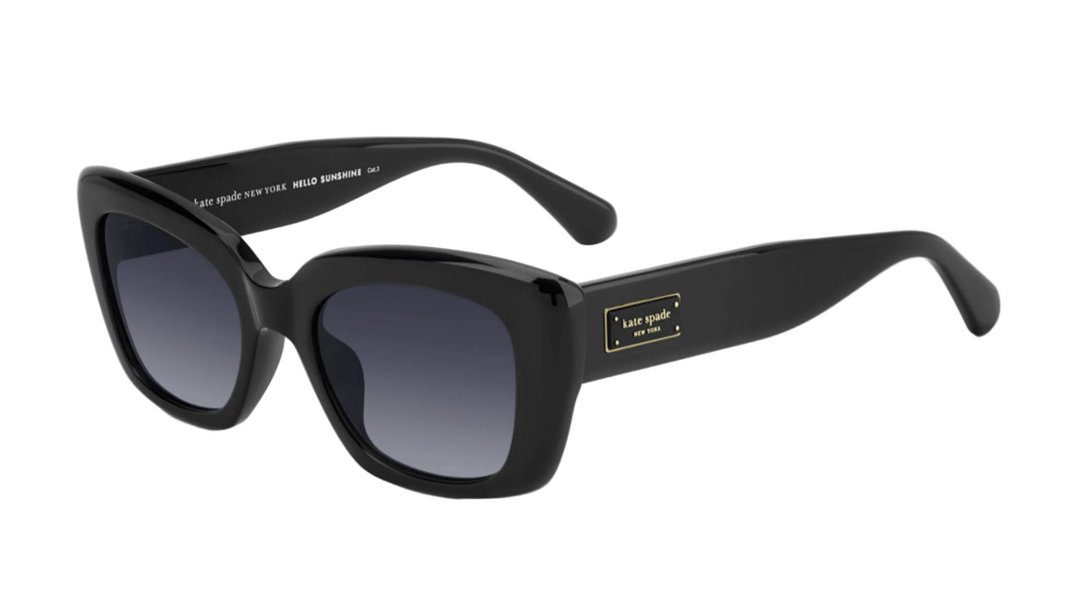 JENELL 2/S Sunglasses Kate Spade 51 Or Noir Gris