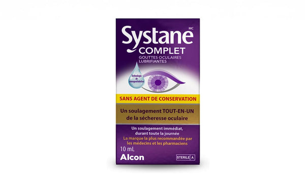 Systane COMPLET sans agent de conservation Eye Care Products Alcon