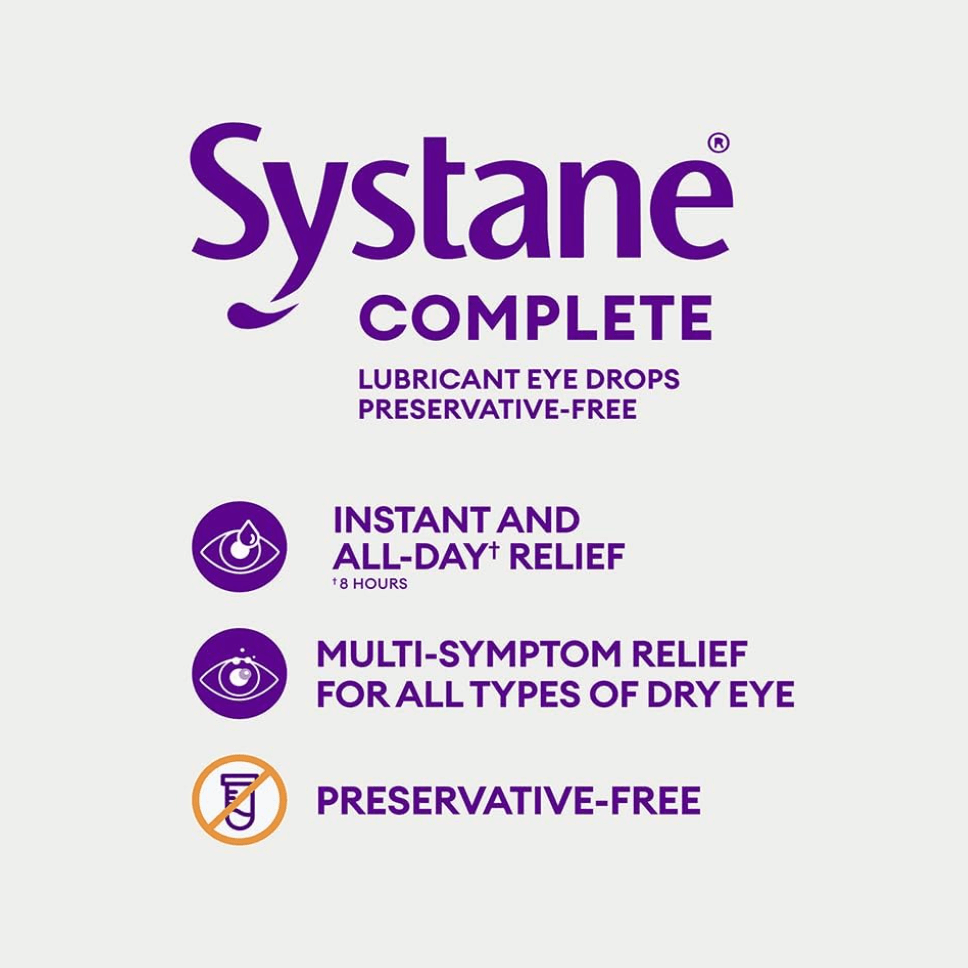 Systane COMPLET sans agent de conservation Eye Care Products Alcon