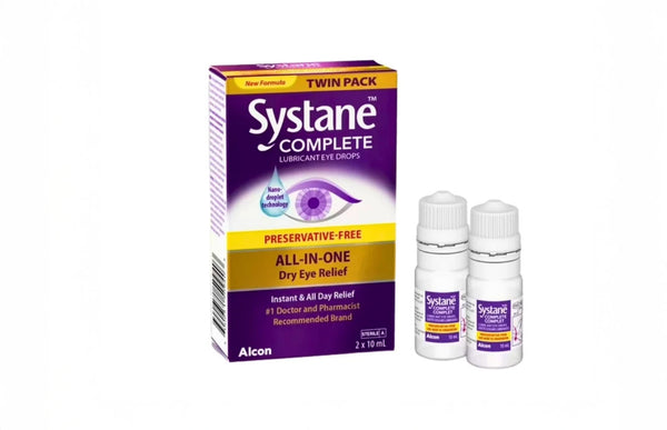 Systane COMPLET sans agent de conservation – Paquet double Eye Care Products Alcon 2 × 10 mL