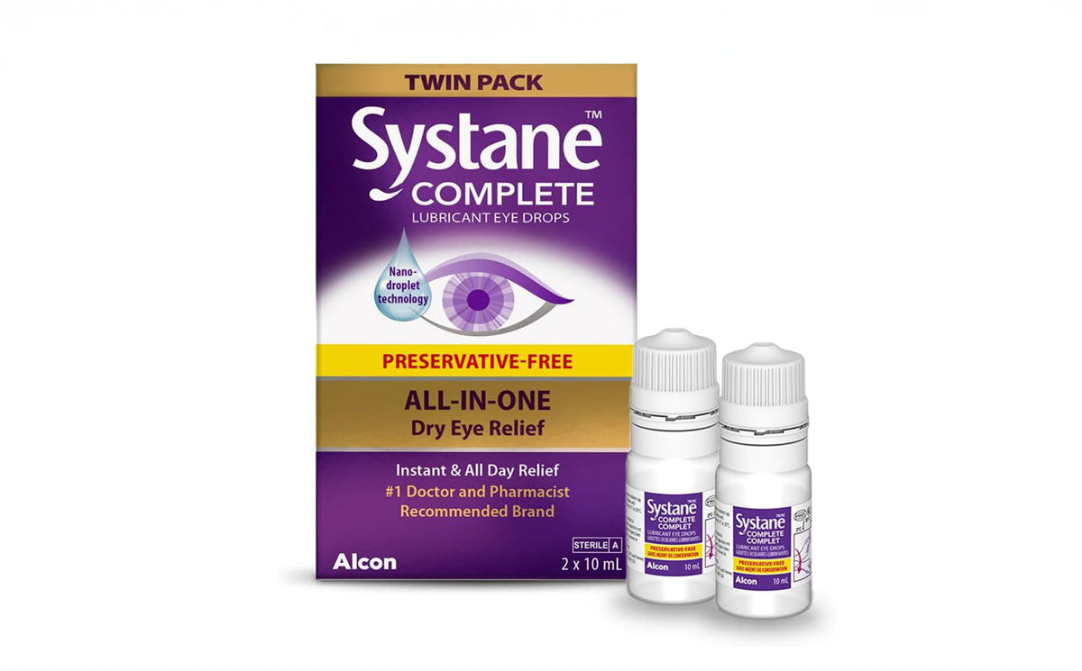 Systane COMPLETE Preservative-Free Twin pack Eye Care Products Alcon 2 × 10 mL