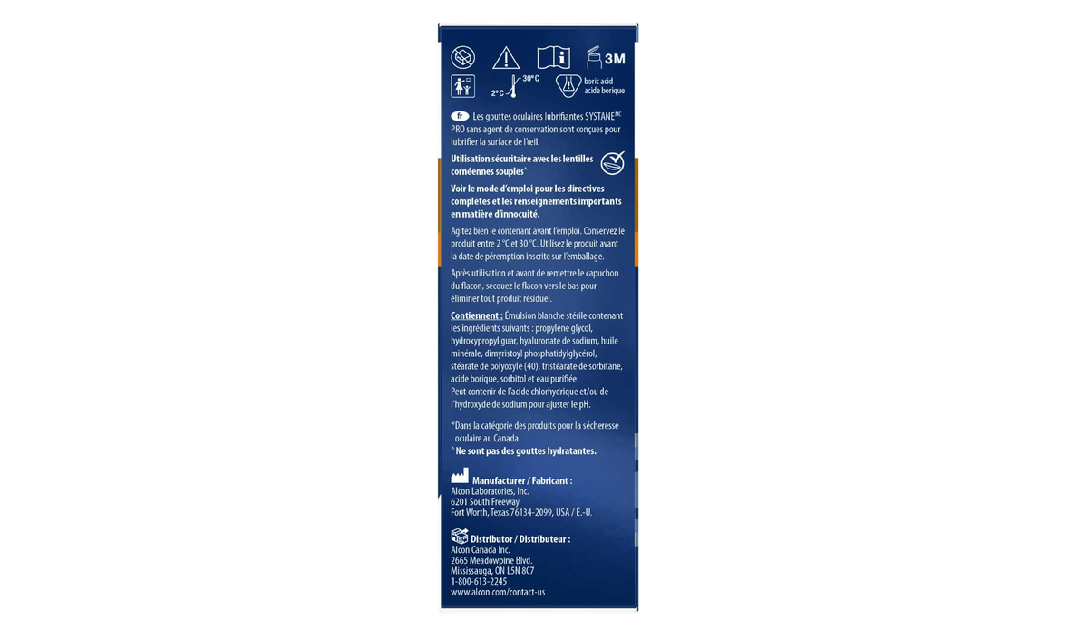 Systane PRO sans agent de conservation
