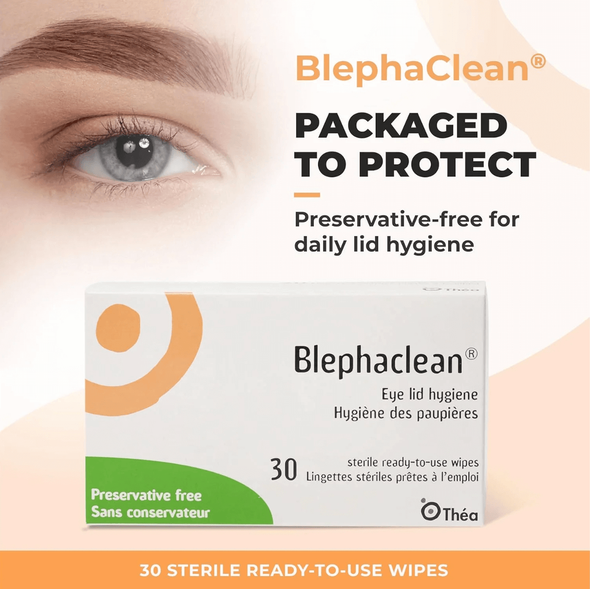 BlephaClean Lid Wipes Eye Care Products Thea