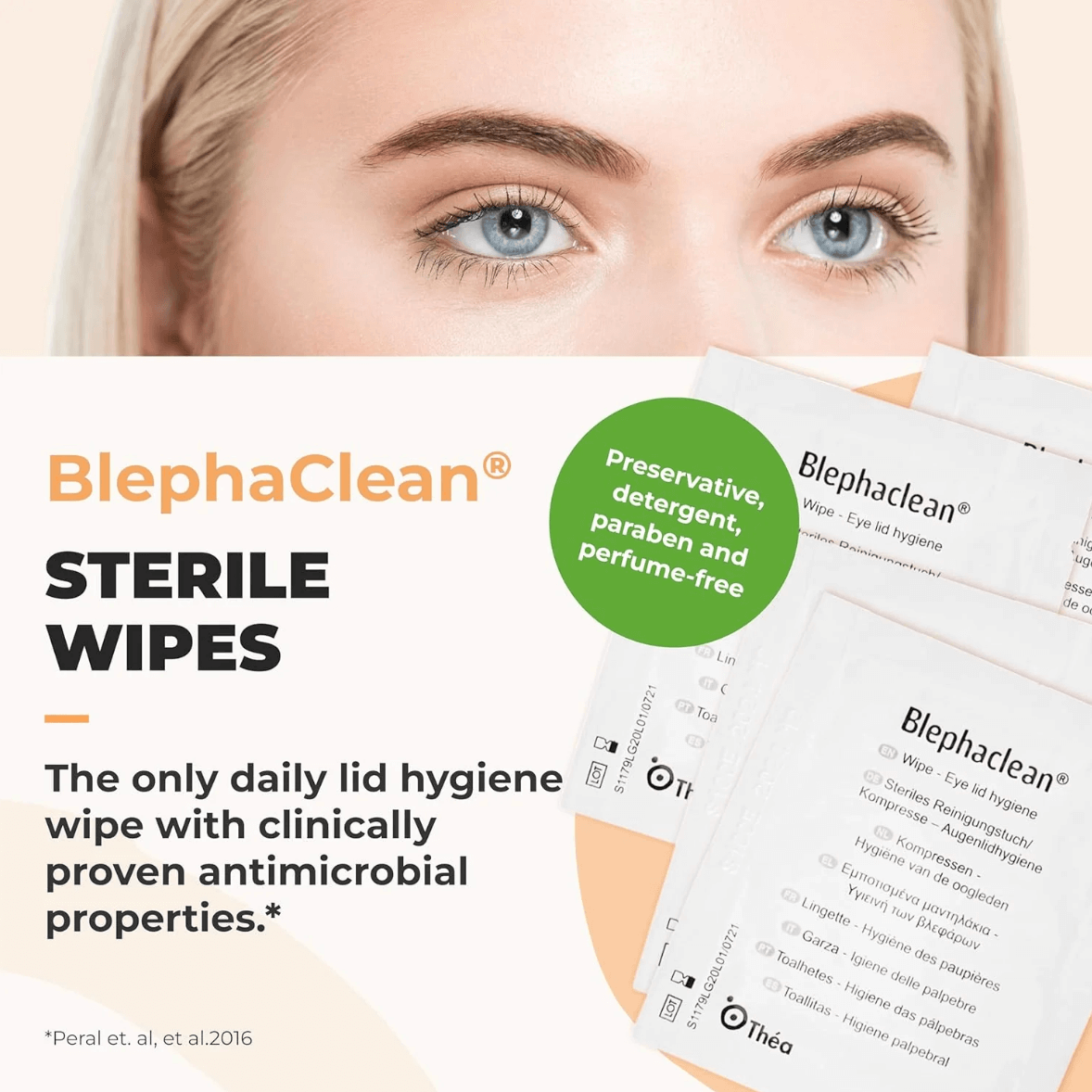 BlephaClean Lid Wipes Eye Care Products Thea