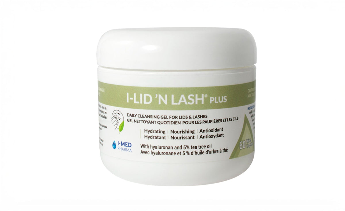 I-LID ’N LASH Plus Eye Care Products I-MED PHARMA 60 pre-soaked wipes