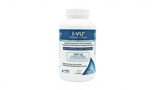 I-VU Omega-3 Plus Eye Care Products I-MED PHARMA 120 soft gels