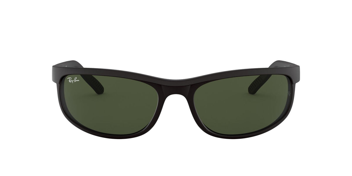 0RB2027 Sunglasses Ray Ban 62 W1847 - Noir/ MATTE Noir Vert