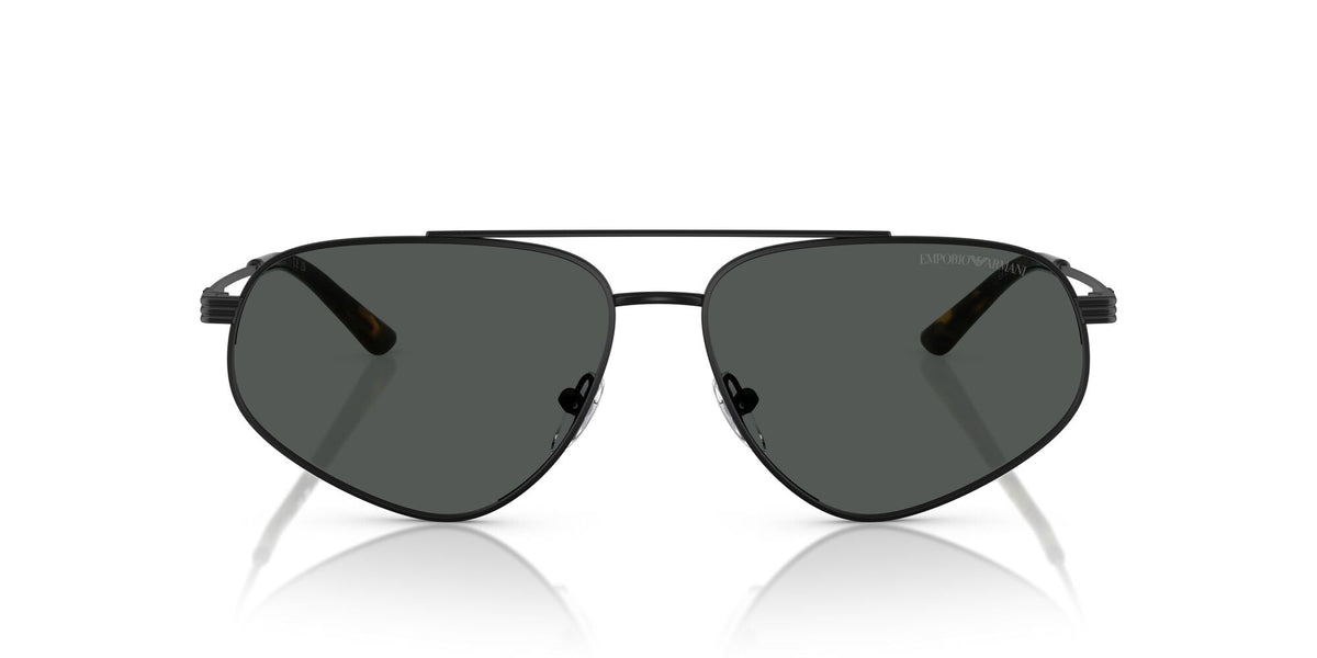 EA2156 Sunglasses Emporio Armani 59 MATTE BLACK Grey