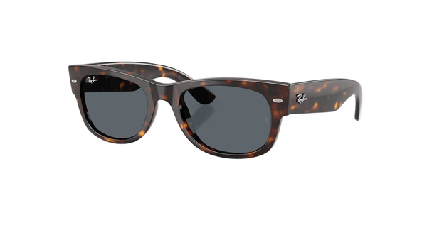 RB0832SF Mega Wayfarer II Sunglasses Ray Ban 55 Havane Bleu