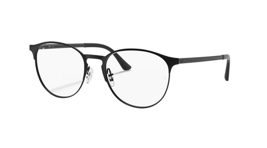 RX6375 Frames Ray Ban 53 MATTE BLACK ON RUBBER AR