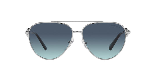 0TF3092 Sunglasses Tiffany 59 Argent Bleu