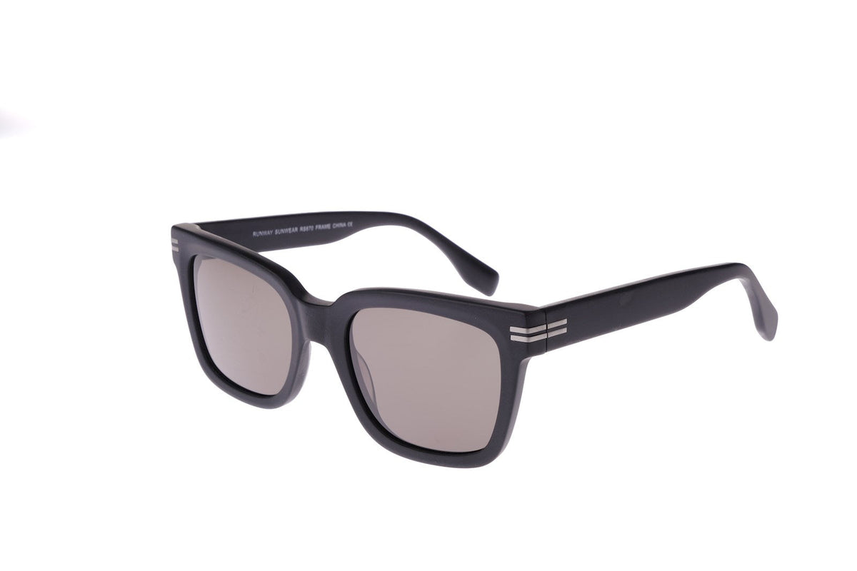 RS670 Sunglasses Runway 54 Black Grey