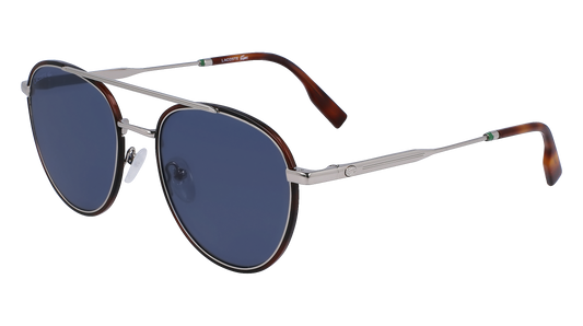 L258S Sunglasses Lacoste 53 Argent - 045 Bleu