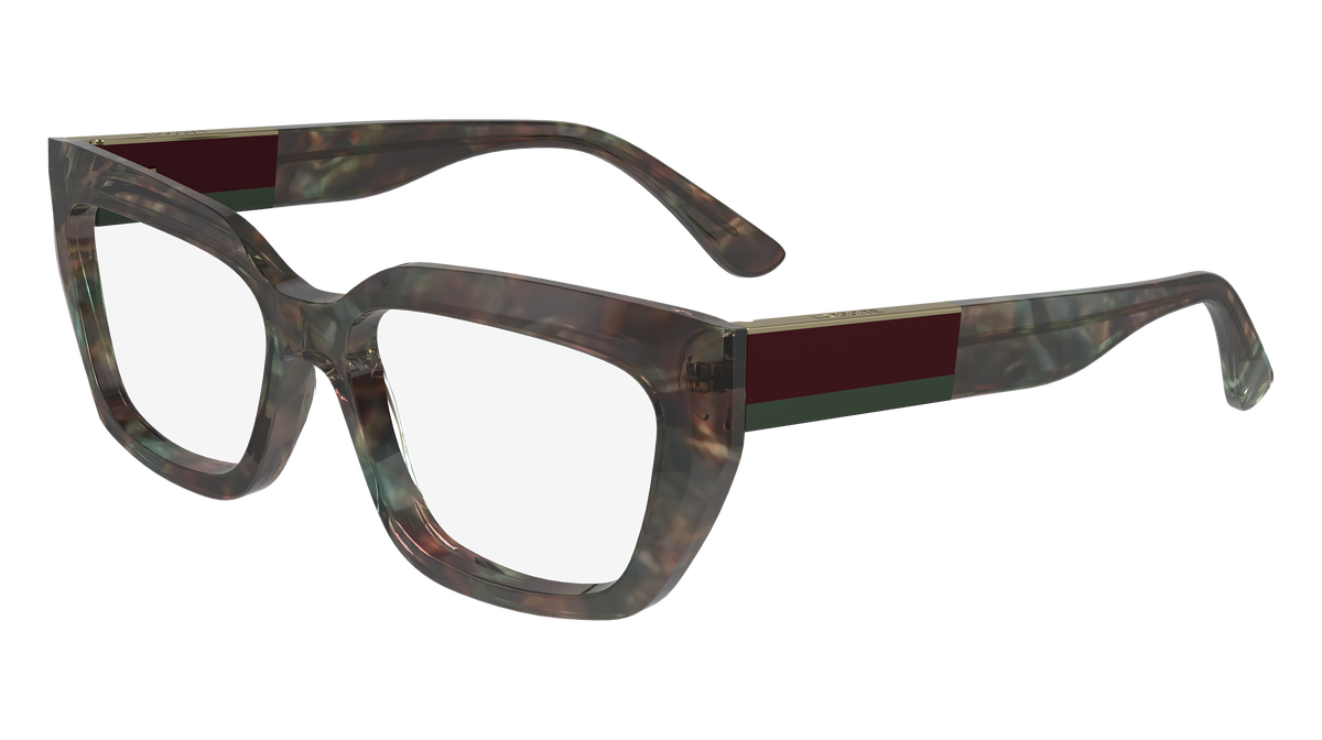 L2934 Frames Lacoste 54 Écaille Avana verte (brun) - 340 Aucune