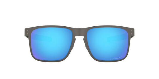 OO4123 Sunglasses Oakley 55 Gris Bleu