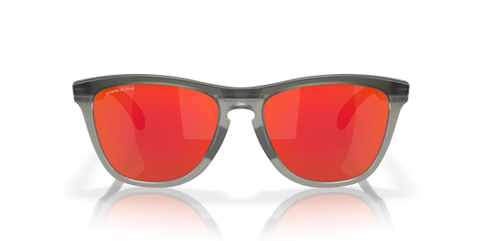 0OO9284 Sunglasses Oakley 55 Gris Rouge