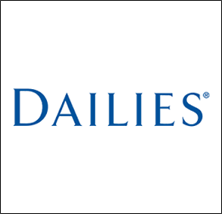 Image graphique des lentilles de contact de la marque Dailies