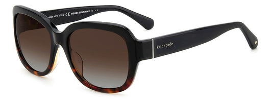 LAYNE/S Sunglasses Kate Spade 55 Black Brown