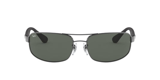 0RB3445 Sunglasses Ray Ban 61 004 - GUNMETAL Green