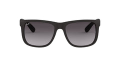 0RB4165 Sunglasses Ray Ban 54 601/8G - RUBBER BLACK Grey