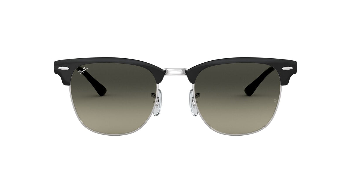 0RB3716 Sunglasses Ray Ban 51 900471 - BLACK ON SILVER Grey