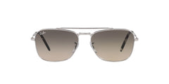 0RB3636 Sunglasses Ray Ban 55 Silver Clear